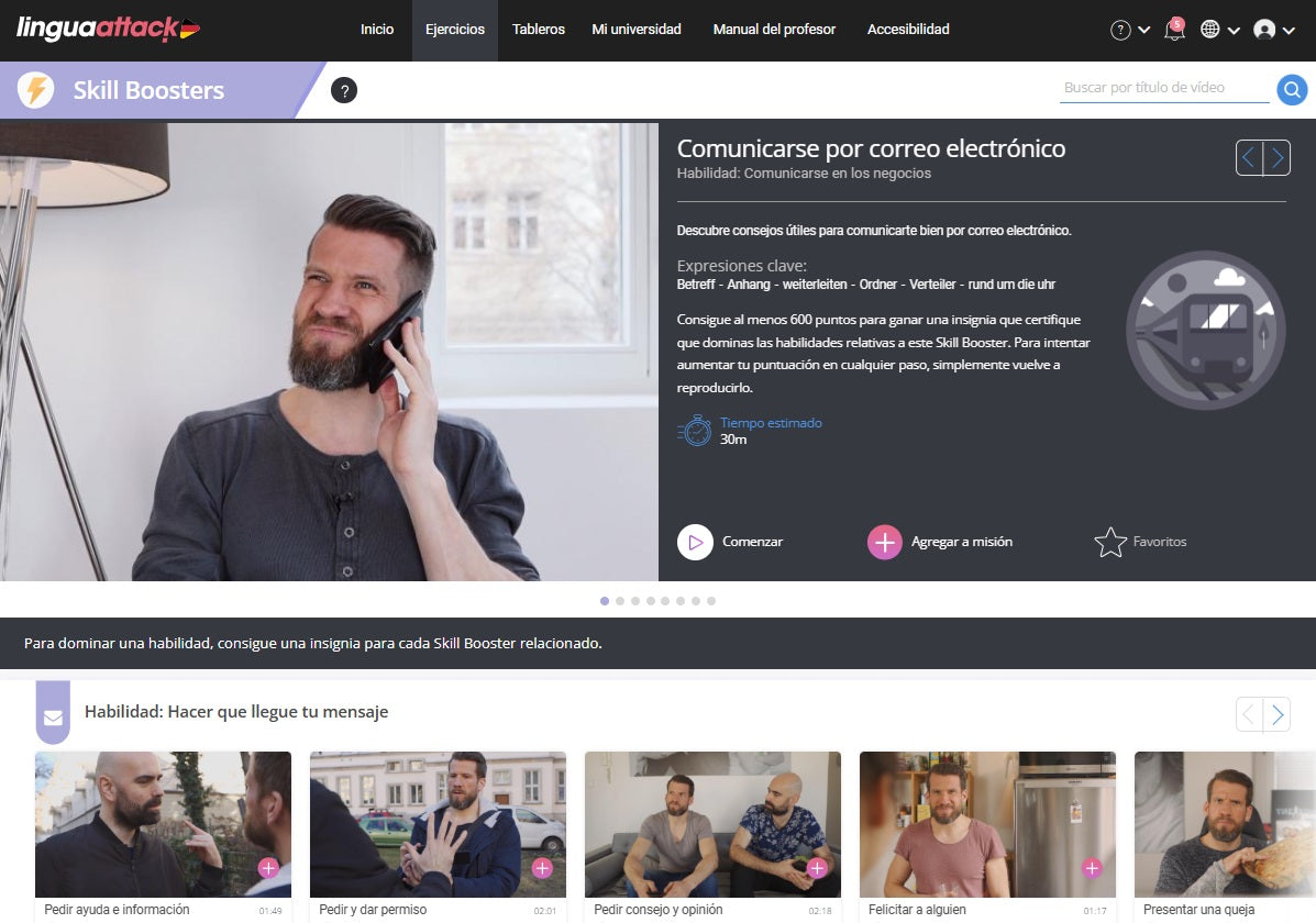 Plataforma Online para Practicar y Aprender ALEMÁN - 12 MESES